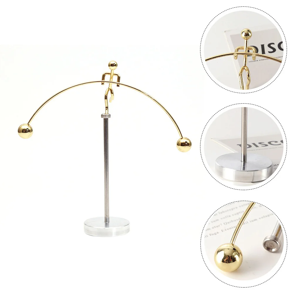 One Small Balance Ball Tumbler Newton Physics Desktop Ornament for Home Office Decor Weightlifting Design
One Small Balance Ball Tumbler Newton Physics Desktop Ornament for Home Office Decor Weightlifting Design