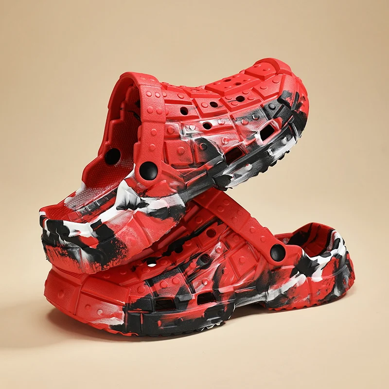 Fashionable Men's Camouflage Sandals Breathable and Comfortable Beach Shoes Summer Slippers Outdoor Student Comfortable Sneakers
Fashionable Men's Camouflage Sandals Breathable and Comfortable Beach Shoes Summer Slippers Outdoor Student Comfortable Sneakers