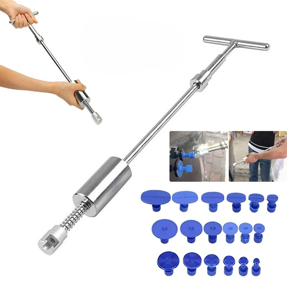 Car Paintless Dent Removal Kit Slide Hammer with 18Pcs Dent Puller Tabs Tools
Car Paintless Dent Removal Kit Slide Hammer with 18Pcs Dent Puller Tabs Tools