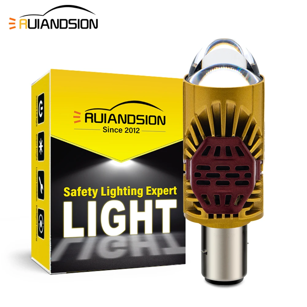 Ruiandsion BA20D H6 LED Moto Headlight With Fan AC/DC 9-60V Hi/Lo Beam Bulb For Suzuki Motorcycle Headlamp Fog Light Fit Scooter
Ruiandsion BA20D H6 LED Moto Headlight With Fan AC/DC 9-60V Hi/Lo Beam Bulb For Suzuki Motorcycle Headlamp Fog Light Fit Scooter