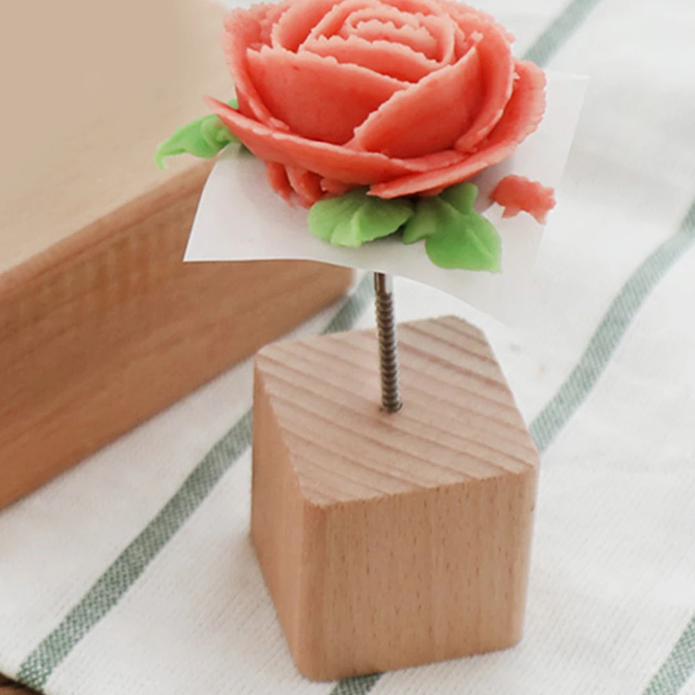 2pcs Cake Flower Nails Stand Tools Two Models Wooden Cake Enamel Pile Piping Stands Holder Ice Cream Cake Decorating Tools
2pcs Cake Flower Nails Stand Tools Two Models Wooden Cake Enamel Pile Piping Stands Holder Ice Cream Cake Decorating Tools