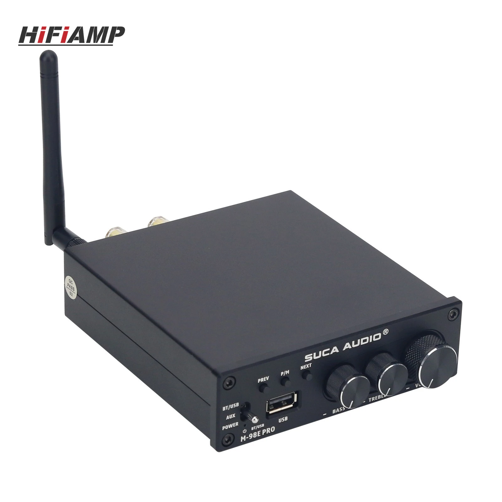 SUCA AUDIO M-98E PRO 160Wx2 BT5.0 Power Amplifier Bluetooth Amplifier Power Amp for U Disk Subwoofer
SUCA AUDIO M-98E PRO 160Wx2 BT5.0 Power Amplifier Bluetooth Amplifier Power Amp for U Disk Subwoofer