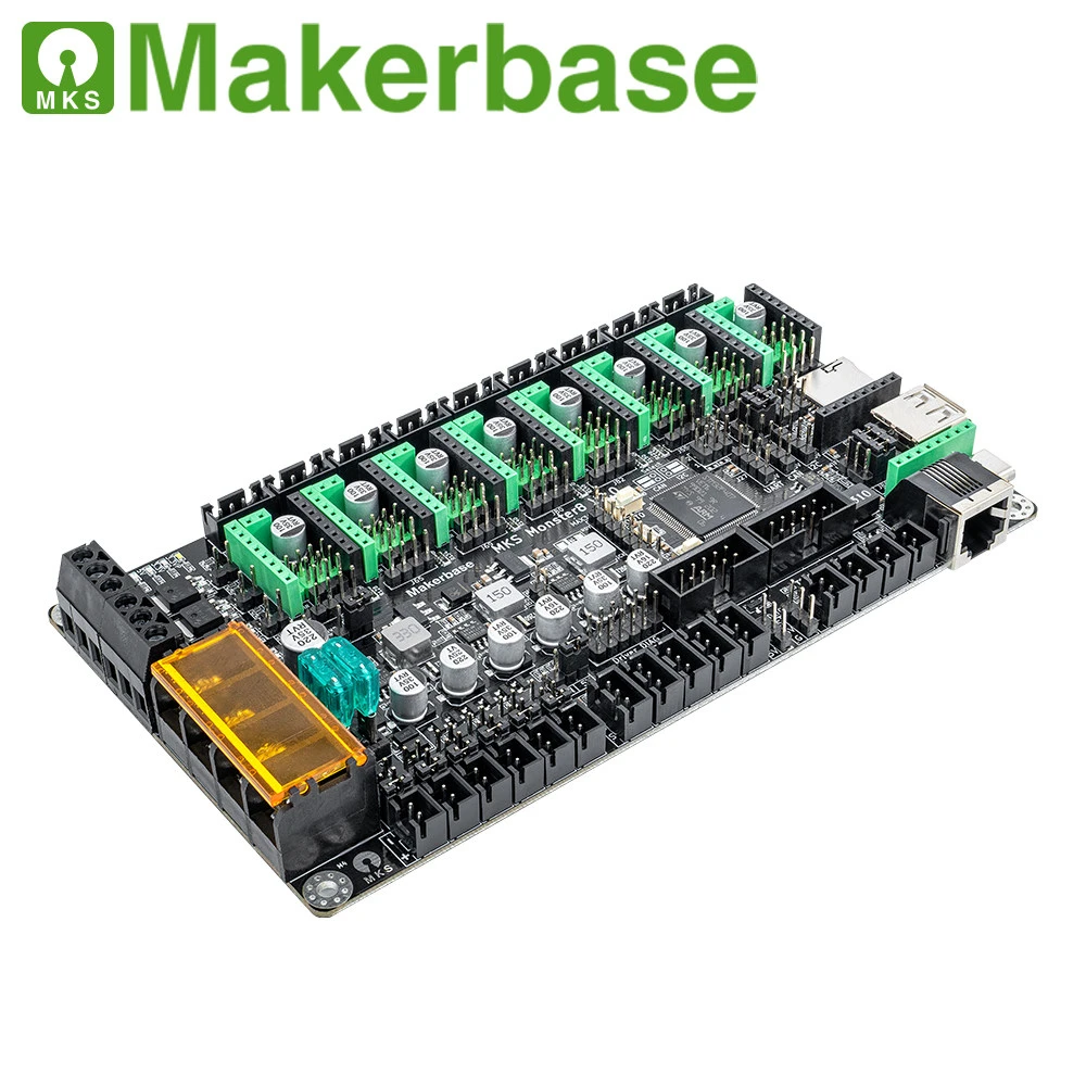 3D printer motherboard MKS Monster8 V2.0 - Monster Voron printer motherboard 32-bit controller 8-axis
3D printer motherboard MKS Monster8 V2.0 - Monster Voron printer motherboard 32-bit controller 8-axis