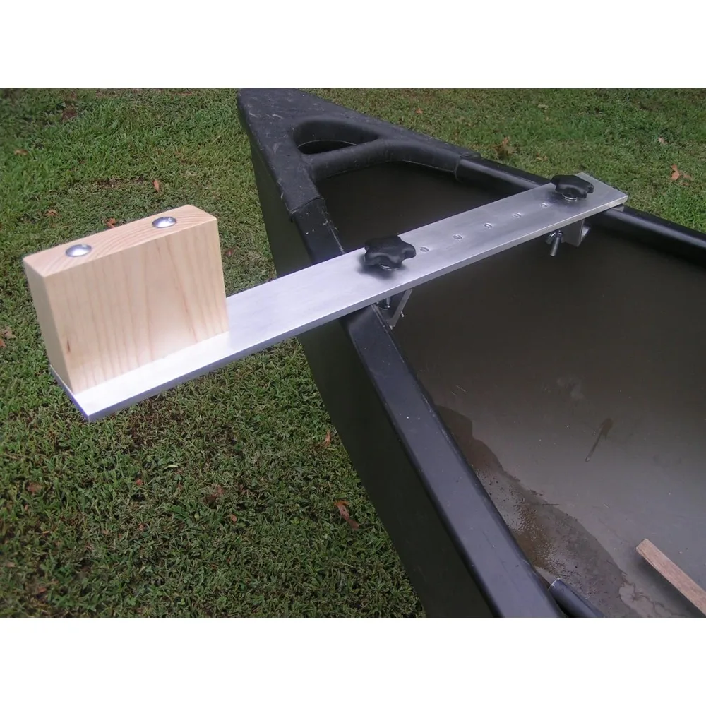 Canoe Trolling Motor Mount Bracket with Aluminum Crossbar and Solid Ash Motor Block
Canoe Trolling Motor Mount Bracket with Aluminum Crossbar and Solid Ash Motor Block