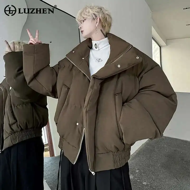 LUZHEN 2025 New In Original Liner Cotton Clothes Niche Design Elastic Hem Baggy Thick Thermal Casual Men Padded Jackets LZ7683
LUZHEN 2025 New In Original Liner Cotton Clothes Niche Design Elastic Hem Baggy Thick Thermal Casual Men Padded Jackets LZ7683