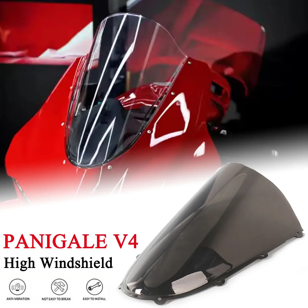 New For Ducati Panigale V4 V4S V4R 2025 2026 Motorcycle Accessories Double Bubble Windshield WindScreen Brown Transparent
New For Ducati Panigale V4 V4S V4R 2025 2026 Motorcycle Accessories Double Bubble Windshield WindScreen Brown Transparent