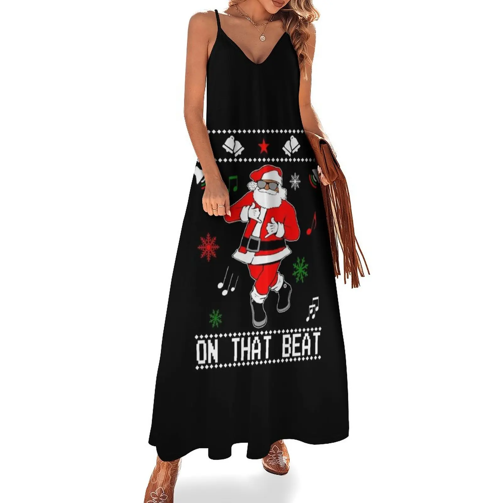 Black Santa Ju Ju Dance Sleeveless Dress women dresses woman dress Women's summer suit Dress
Black Santa Ju Ju Dance Sleeveless Dress women dresses woman dress Women's summer suit Dress