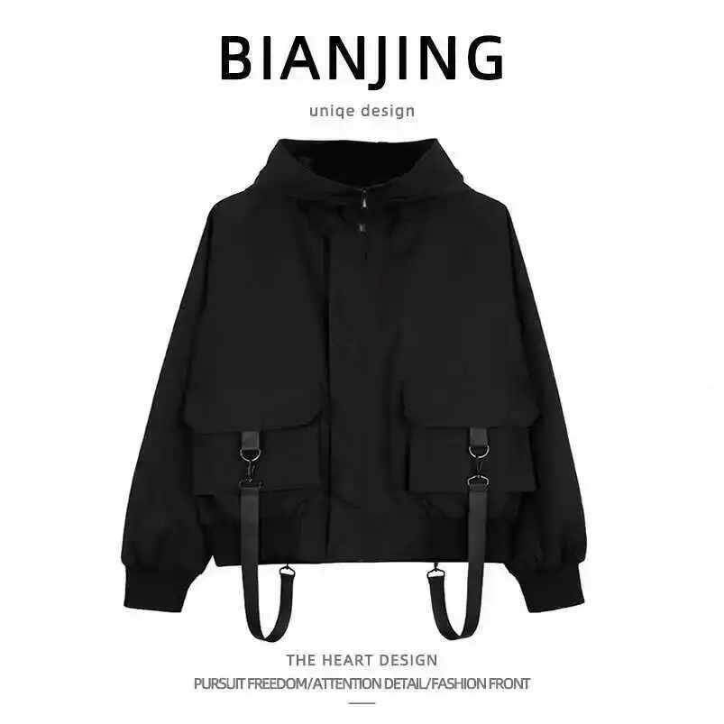Spring And Autumn Dark Style Gothick Brand Cargo Jacket For Men, Loose High Street Hoodie, Drifting Jacket, Flying
Spring And Autumn Dark Style Gothick Brand Cargo Jacket For Men, Loose High Street Hoodie, Drifting Jacket, Flying