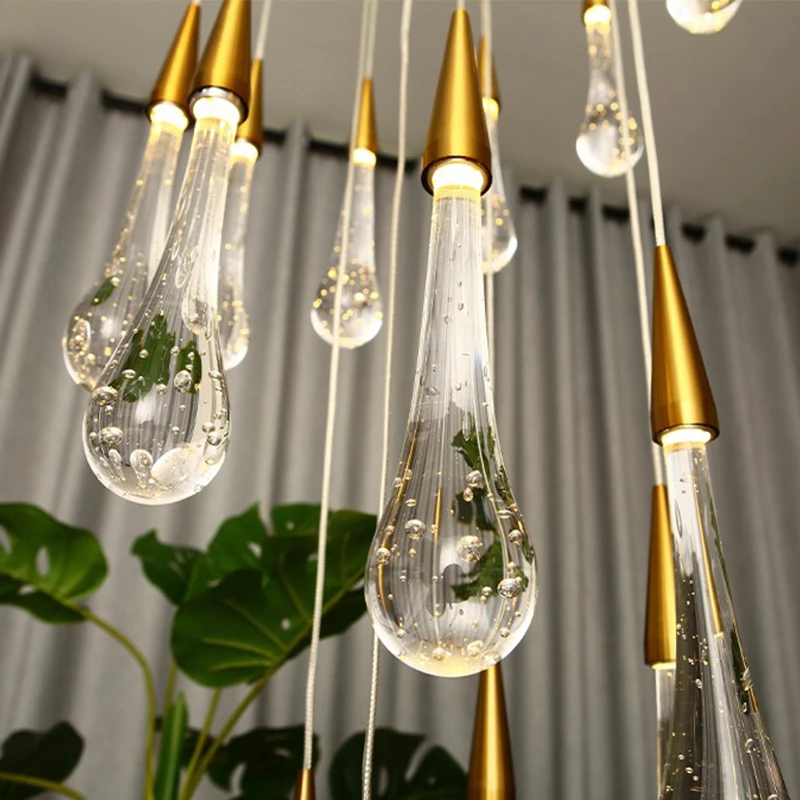 Modern long chandeliers large gold LED luxury crystal lights for living room interior Villa Kitchen island line hanging lights
Modern long chandeliers large gold LED luxury crystal lights for living room interior Villa Kitchen island line hanging lights