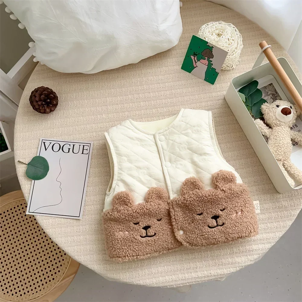 Winter New in Kids Baby Girls Boys Cute Outwear - Toddler Thick Patchwork Plush Quilted Top Vest , Infant Warm Clothing
Winter New in Kids Baby Girls Boys Cute Outwear - Toddler Thick Patchwork Plush Quilted Top Vest , Infant Warm Clothing
