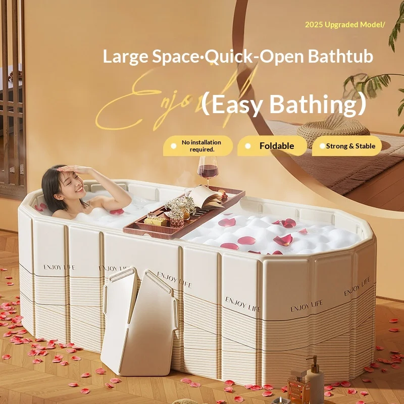 Foldable Portable Bathtub Adult Full Body Soaking Spa Tub Home Travel Space Saving Collapsible Two Person Kids Folding Bathtub
Foldable Portable Bathtub Adult Full Body Soaking Spa Tub Home Travel Space Saving Collapsible Two Person Kids Folding Bathtub