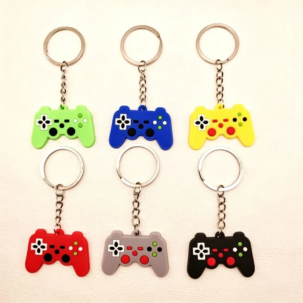 10PCS Creative Cute PVC GamePad Keychain Game Machine Keyring for Boy Birthday Party Bag Car Hanging Pendant Accessories Gifts
10PCS Creative Cute PVC GamePad Keychain Game Machine Keyring for Boy Birthday Party Bag Car Hanging Pendant Accessories Gifts