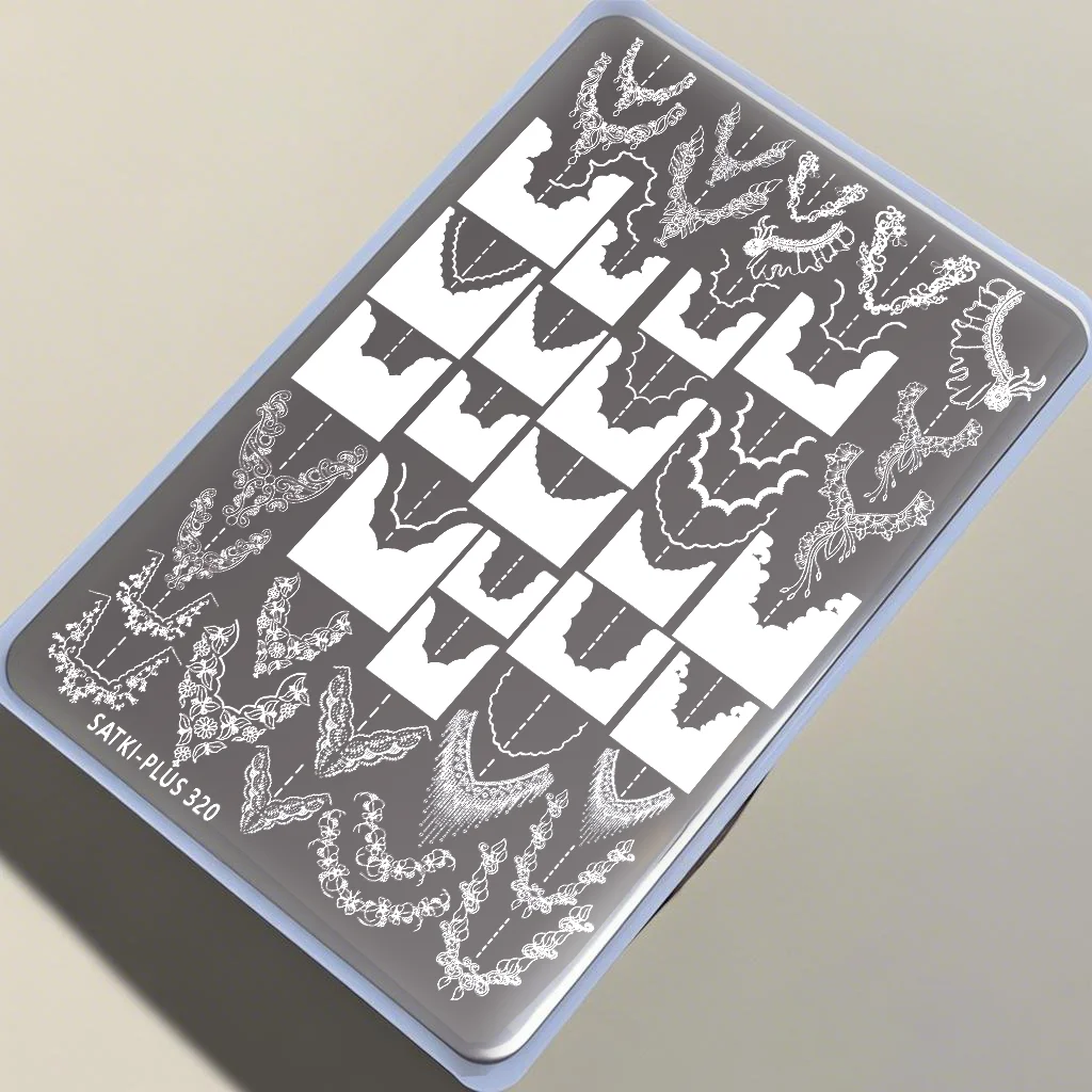 Printed Steel Plate for Beginners, No Need for Hand-Painting Nail Decoration Templates, Master Positioning Lines, Dreamy Lace Edge Manicure, Hollow Mesh Rose, Sexy French Edge Nail Patterns, Nail Printing Templates, Transparent Transfer Silicone Stamp Ste
Printed Steel Plate for Beginners, No Need for Hand-Painting Nail Decoration Templates, Master Positioning Lines, Dreamy Lace Edge Manicure, Hollow Mesh Rose, Sexy French Edge Nail Patterns, Nail Printing Templates, Transparent Transfer Silicone Stamp Ste