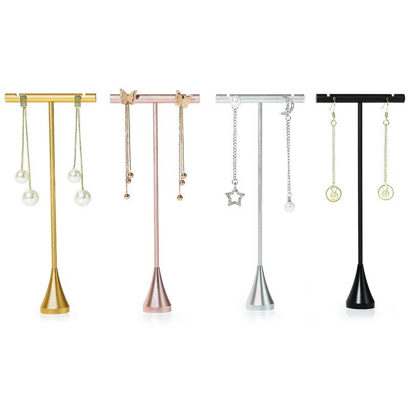 Metal Earring Holder Shelf Women Jewelry Gift Rack Ear Stud Show Stand T-Shape Jewelry Photo Props
Metal Earring Holder Shelf Women Jewelry Gift Rack Ear Stud Show Stand T-Shape Jewelry Photo Props