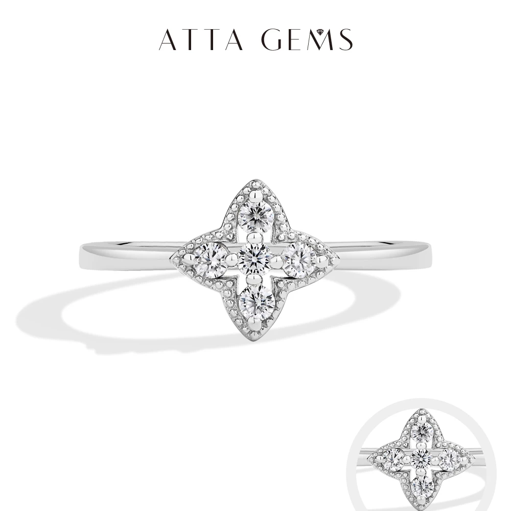 ATTAGEMS s925 Silver Moissanite Ring for Women 18K Gold Plated Simple Elegant Good Luck Engagement Rings Fine Jewelry Packaging
ATTAGEMS s925 Silver Moissanite Ring for Women 18K Gold Plated Simple Elegant Good Luck Engagement Rings Fine Jewelry Packaging