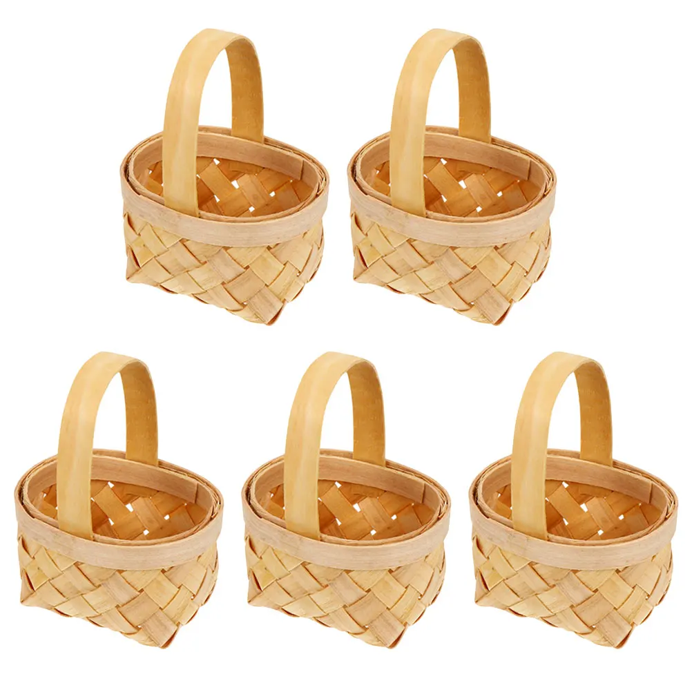 Small Wooden Basket Mini Food Baskets Guest Miniatures Woven for Goodies Wicker Wedding Party Favors Decor
Small Wooden Basket Mini Food Baskets Guest Miniatures Woven for Goodies Wicker Wedding Party Favors Decor