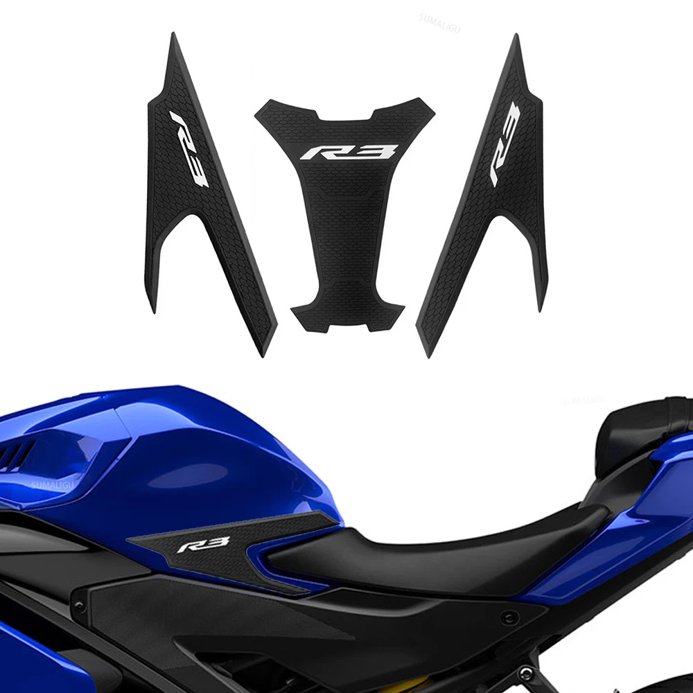 For Yamaha YZF R3 YZFR3 R25 2019-2023 2024 Motorcycle Anti Slip Tank Pad Stickers Side Gas Knee Grip Protector Decal
For Yamaha YZF R3 YZFR3 R25 2019-2023 2024 Motorcycle Anti Slip Tank Pad Stickers Side Gas Knee Grip Protector Decal