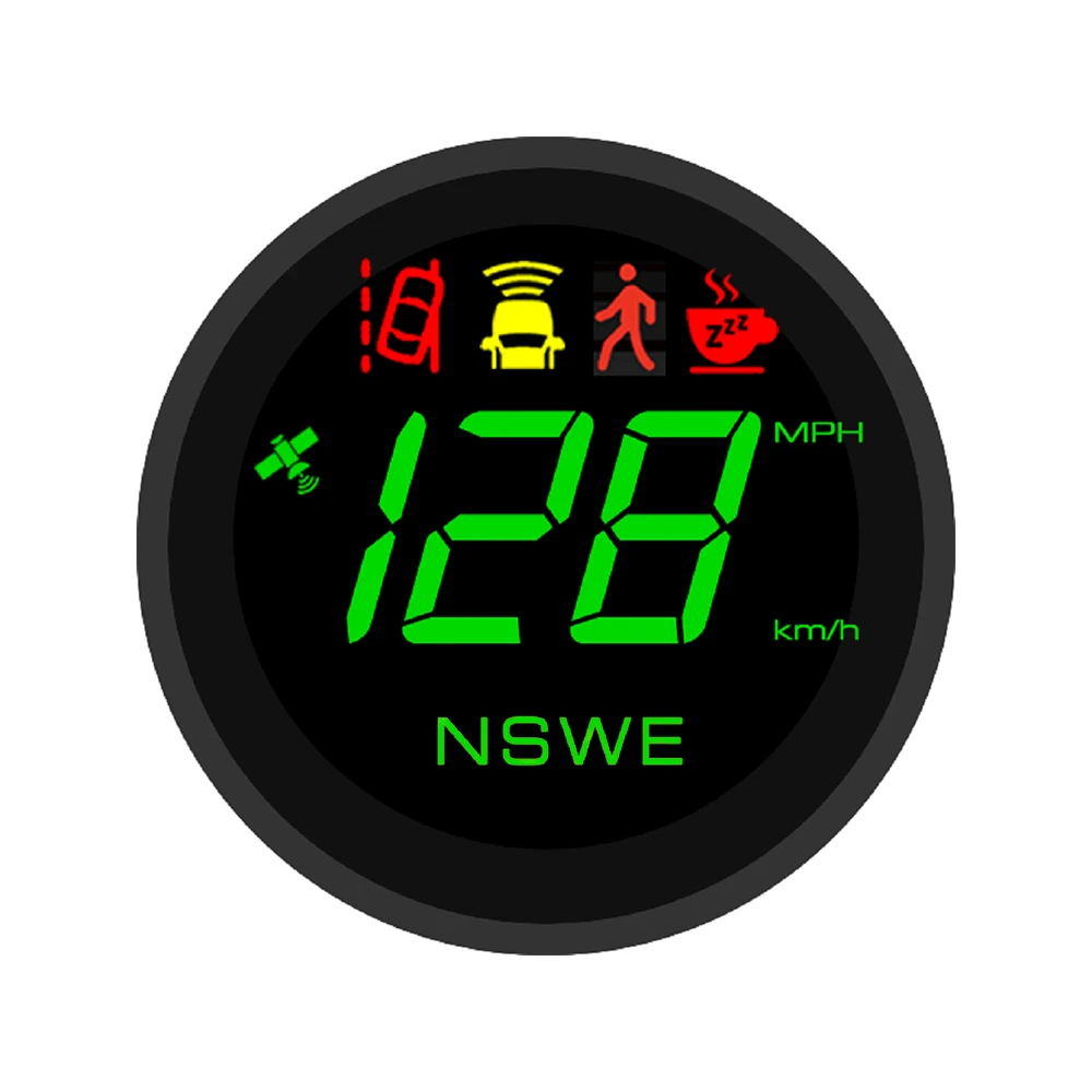 ELING 2.75Inches GPS Speedometer 0-299KM/H MPH Built-in Inertial GPS Module with Compass Overspeed Alarm Buzzer 5-36V
ELING 2.75Inches GPS Speedometer 0-299KM/H MPH Built-in Inertial GPS Module with Compass Overspeed Alarm Buzzer 5-36V