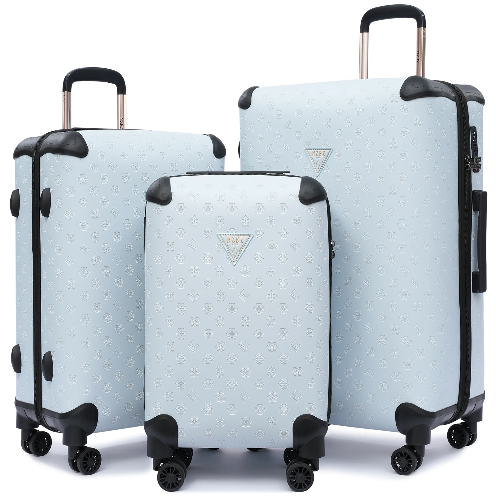 Urecity Deluxe Vintage Style Suitcase Set 20 "24" 28 "Luggage Set Large Capacity Double Universal Wheels and TSA Lock Light Blue
Urecity Deluxe Vintage Style Suitcase Set 20 "24" 28 "Luggage Set Large Capacity Double Universal Wheels and TSA Lock Light Blue