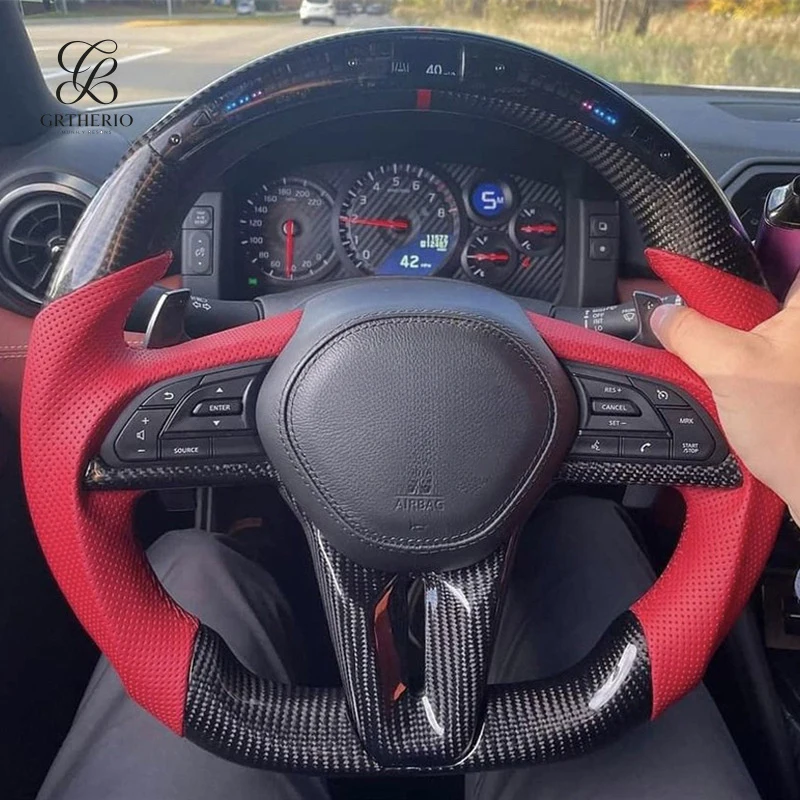 Подходит для GTR R33 R35, спортивный руль из карбона с LED-подсветкой, обработанный и модифицированный, прямые продажи от производителя.
Подходит для GTR R33 R35, спортивный руль из карбона с LED-подсветкой, обработанный и модифицированный, прямые продажи от производителя.
