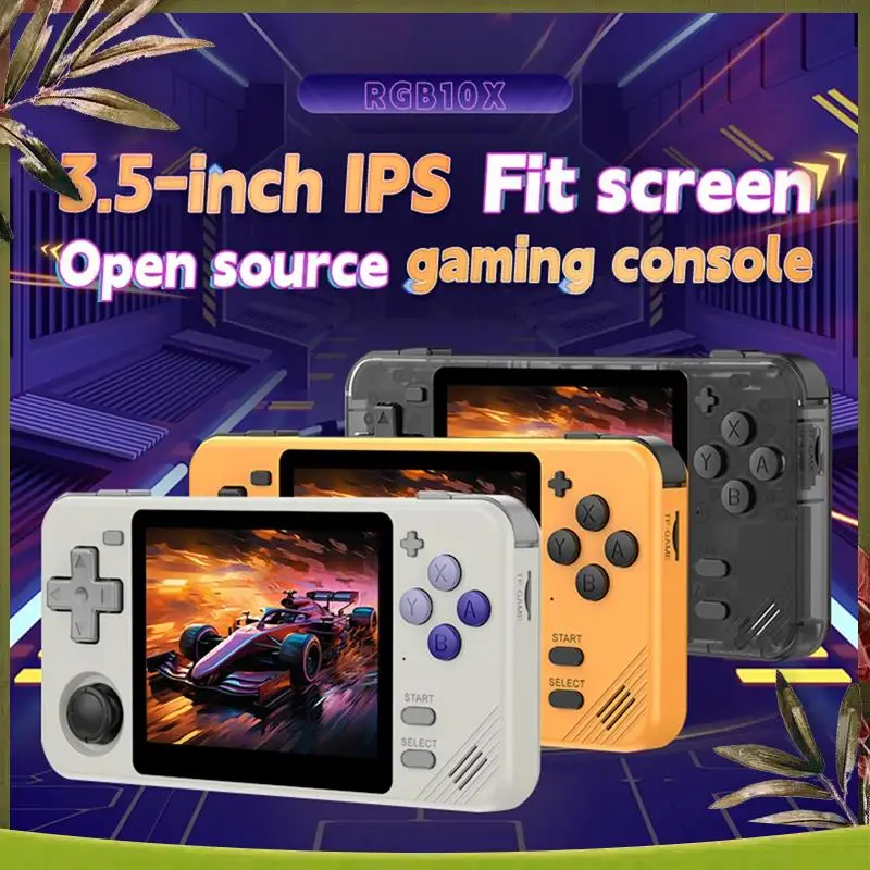 New-RGB10X Handheld Game Console 64GB 3.5 Inch IPS Screen Open Source For GBC GBA PSP NDS Simulator Video Game Console B
New-RGB10X Handheld Game Console 64GB 3.5 Inch IPS Screen Open Source For GBC GBA PSP NDS Simulator Video Game Console B