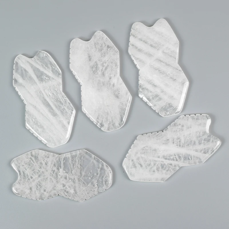 New White Crystal Gua Sha Tool Natural Stone Body Massage Health Care Tools SPA Scraping Multifunction Massager Head Face
New White Crystal Gua Sha Tool Natural Stone Body Massage Health Care Tools SPA Scraping Multifunction Massager Head Face