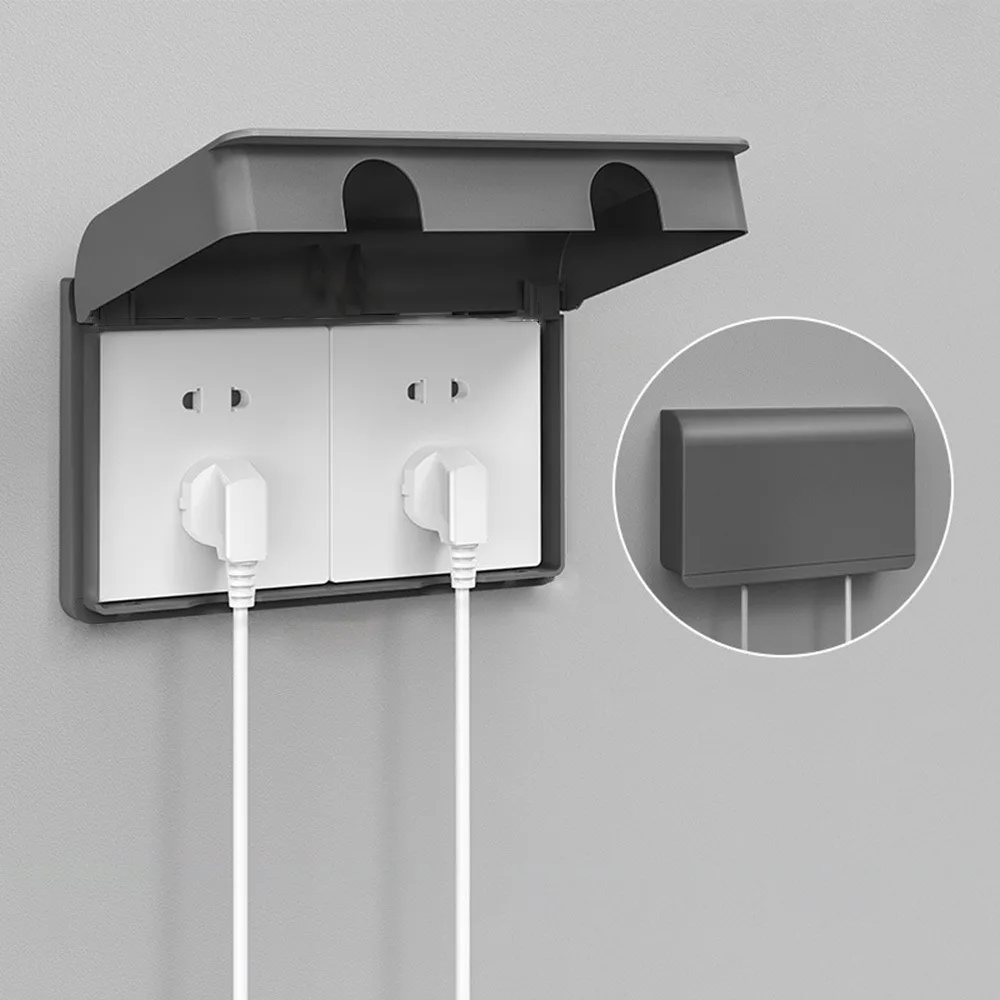 86 Type Switch Protective Cover Waterproof Self-Adhesive Electric Plug Cover Power Outlet Splash-Proof Plug Box for Home
86 Type Switch Protective Cover Waterproof Self-Adhesive Electric Plug Cover Power Outlet Splash-Proof Plug Box for Home