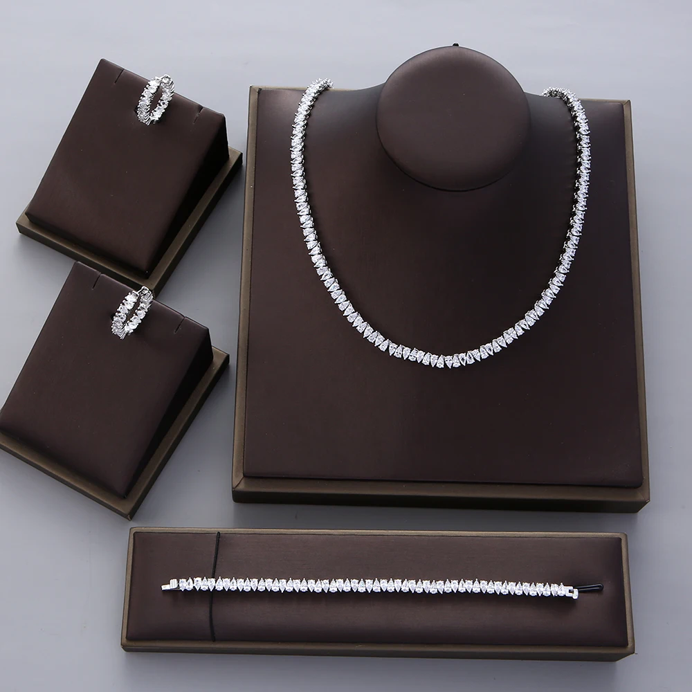 Luxury Irregular Waterdrop Necklace Earring Bracelet Set Full Cubic Zircon Tennis Chain Dubai Women Party Jewelry S392
Luxury Irregular Waterdrop Necklace Earring Bracelet Set Full Cubic Zircon Tennis Chain Dubai Women Party Jewelry S392