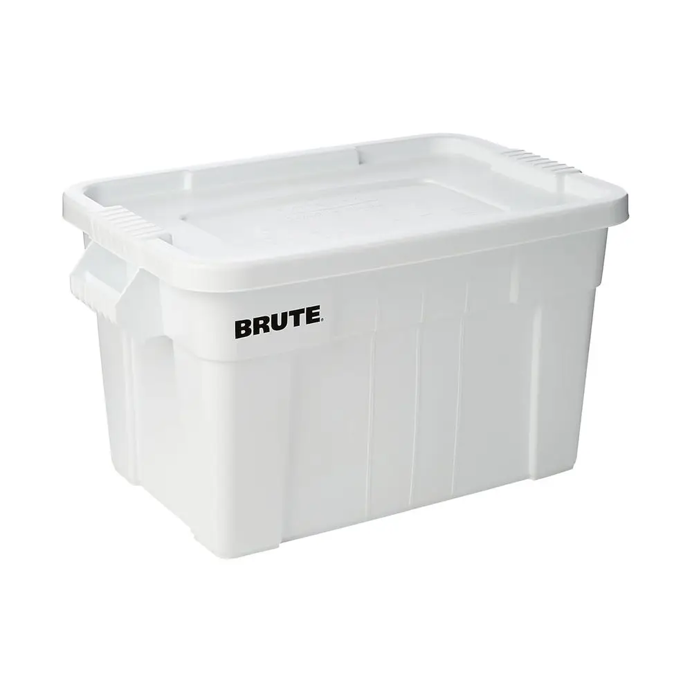 20-Gallon BRUTE Storage Bin, White with Lid, Set of 6, Ideal for Garage, Moving, Camping, Basement, Kitchen, Warehouse, Outdoor
20-Gallon BRUTE Storage Bin, White with Lid, Set of 6, Ideal for Garage, Moving, Camping, Basement, Kitchen, Warehouse, Outdoor