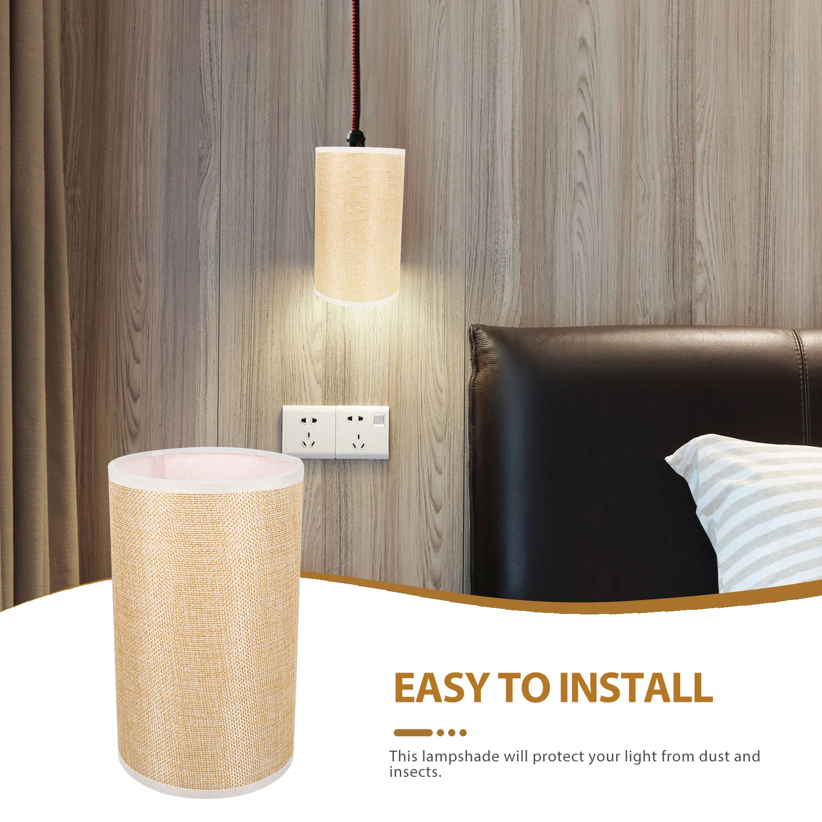 Linen Lamp Shade Easy to Install Lampshade Woven Pendant Shades Clip Supply Fabric Round Floor
Linen Lamp Shade Easy to Install Lampshade Woven Pendant Shades Clip Supply Fabric Round Floor