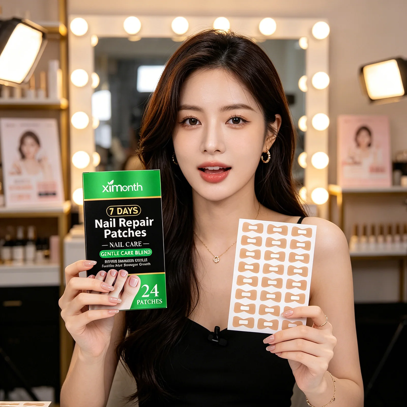 Ximonth Nail Repair Patches Weak Nail Treatment Nourish Epidermis Repair Damaged Tissue Strengthen Cuticle Nail Care Patch 24PCS
Ximonth Nail Repair Patches Weak Nail Treatment Nourish Epidermis Repair Damaged Tissue Strengthen Cuticle Nail Care Patch 24PCS