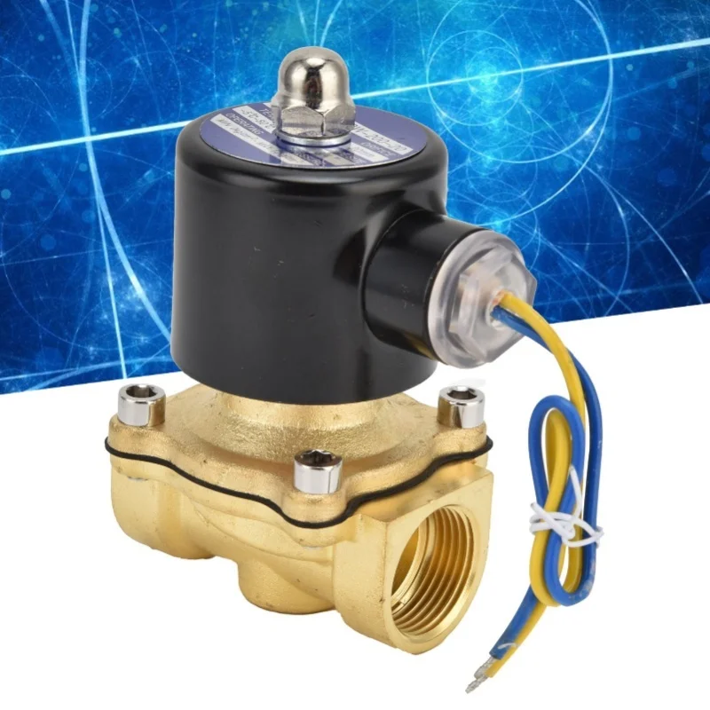 2W-200-20 G3/4in Solenoid Valve Brass Normally Closed Electric Solenoid Valve For Water Air GasAC110V
2W-200-20 G3/4in Solenoid Valve Brass Normally Closed Electric Solenoid Valve For Water Air GasAC110V