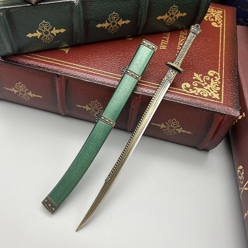 22cm Qianlong Treasure Blade Ancient Chinese Famous Sword All Metal Weapon Model 1:6 Equipment Home Decoration Crafts Collection
22cm Qianlong Treasure Blade Ancient Chinese Famous Sword All Metal Weapon Model 1:6 Equipment Home Decoration Crafts Collection