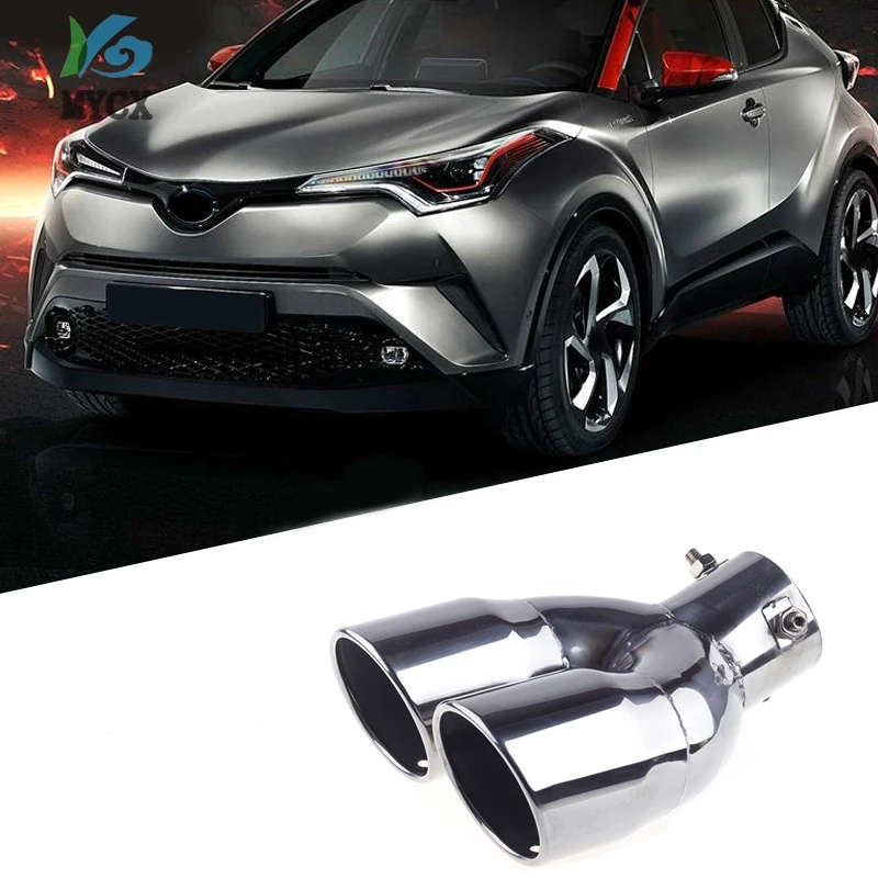 2016-2021 для Toyota C-HR C HR CHR внешние аксессуары, наконечник выхлопной трубы, глушитель из нержавеющей стали, 1 шт.
2016-2021 для Toyota C-HR C HR CHR внешние аксессуары, наконечник выхлопной трубы, глушитель из нержавеющей стали, 1 шт.