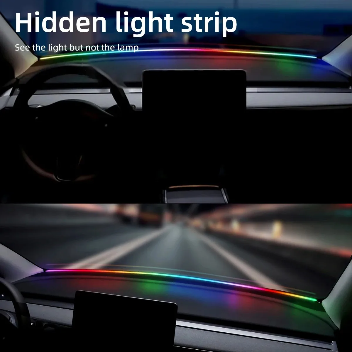 140cm/150cm Car Interior Ambient LED Light Strip Invisible USB Fiber Front gear glass Atmosphere Lamp Phone APP Control
140cm/150cm Car Interior Ambient LED Light Strip Invisible USB Fiber Front gear glass Atmosphere Lamp Phone APP Control