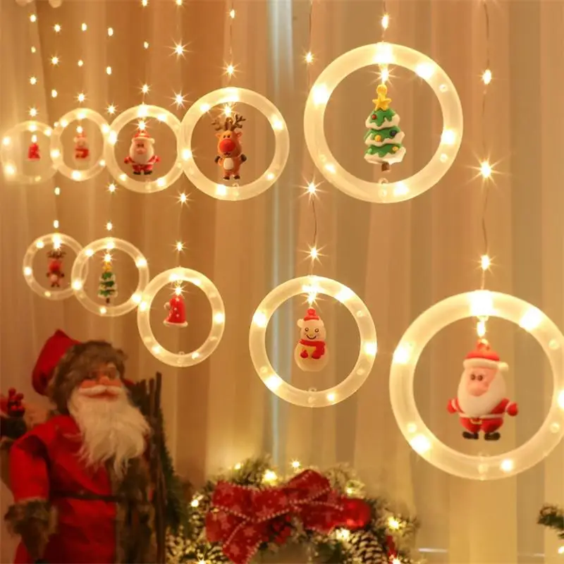 Merry Christmas Santa Claus LED Curtain Light for Home DIY Christmas Tree Decorations Xmas Natale New Year 2022
Merry Christmas Santa Claus LED Curtain Light for Home DIY Christmas Tree Decorations Xmas Natale New Year 2022