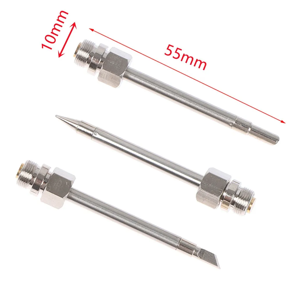 3 Pack of 2 Inch Soldering Iron Tips with 510 Interface 15W Power and Choice of Blade Horseshoe or Pointed Tip
3 Pack of 2 Inch Soldering Iron Tips with 510 Interface 15W Power and Choice of Blade Horseshoe or Pointed Tip