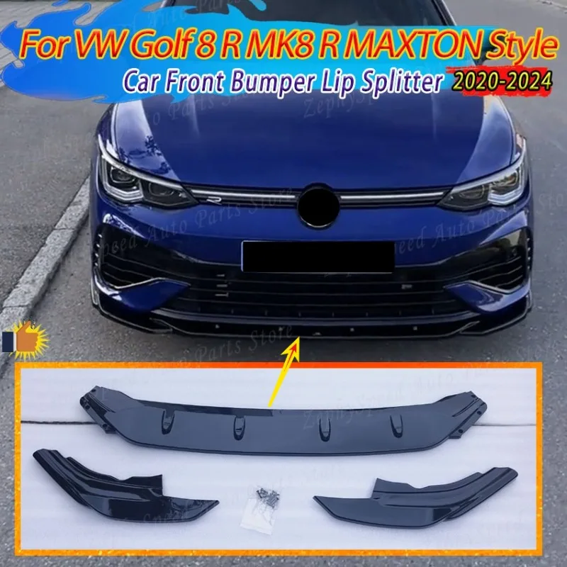 Car Front Bumper Lip Splitter Spoiler Diffuser For Volkswagen Golf 8 R MK8 R MAXTON Style 2020-2024 Auto Accessories Body Kit
Car Front Bumper Lip Splitter Spoiler Diffuser For Volkswagen Golf 8 R MK8 R MAXTON Style 2020-2024 Auto Accessories Body Kit