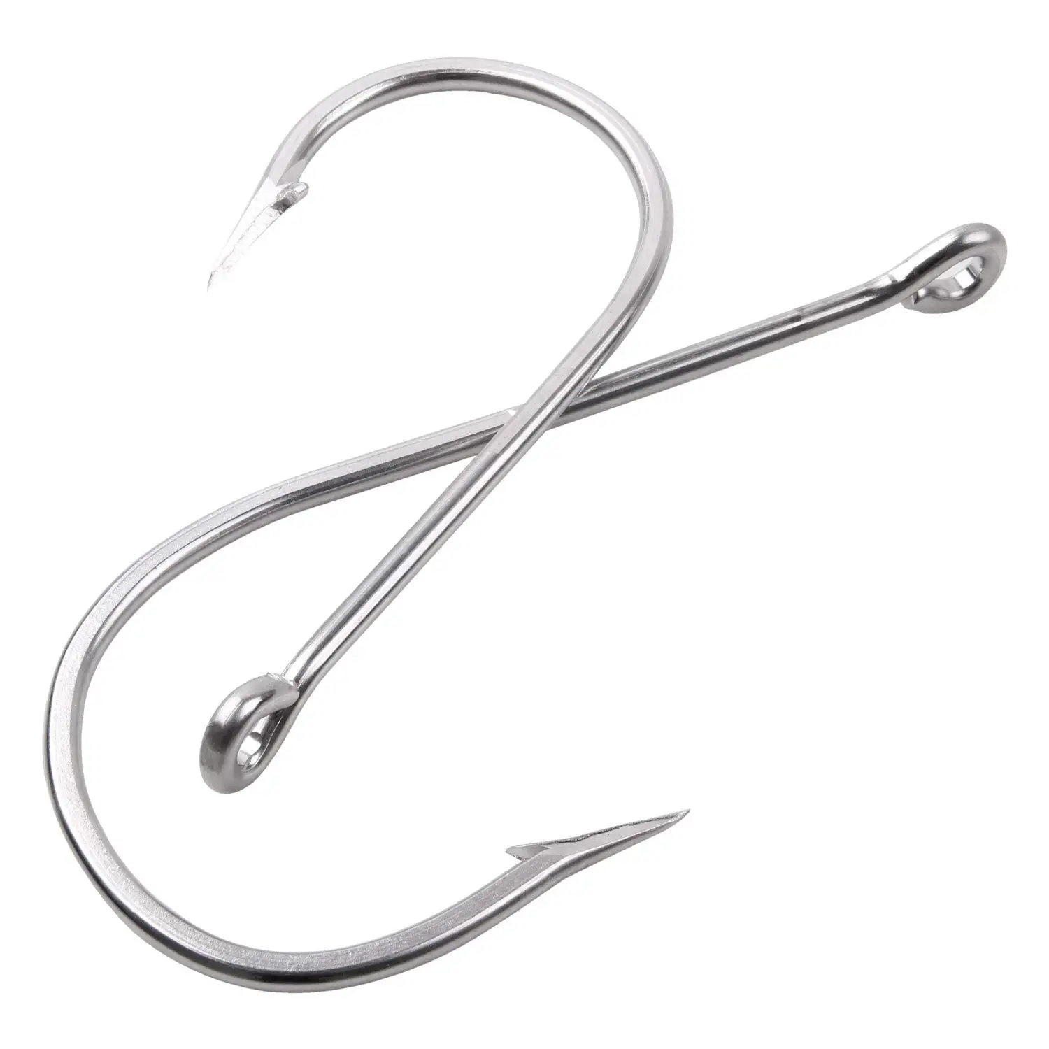TOPIND 100 pcs/bag Stainless Steel Large Giant Shark Hooks Extra Strong Sharp 7731 Sea Demon Fishing Hooks
TOPIND 100 pcs/bag Stainless Steel Large Giant Shark Hooks Extra Strong Sharp 7731 Sea Demon Fishing Hooks
