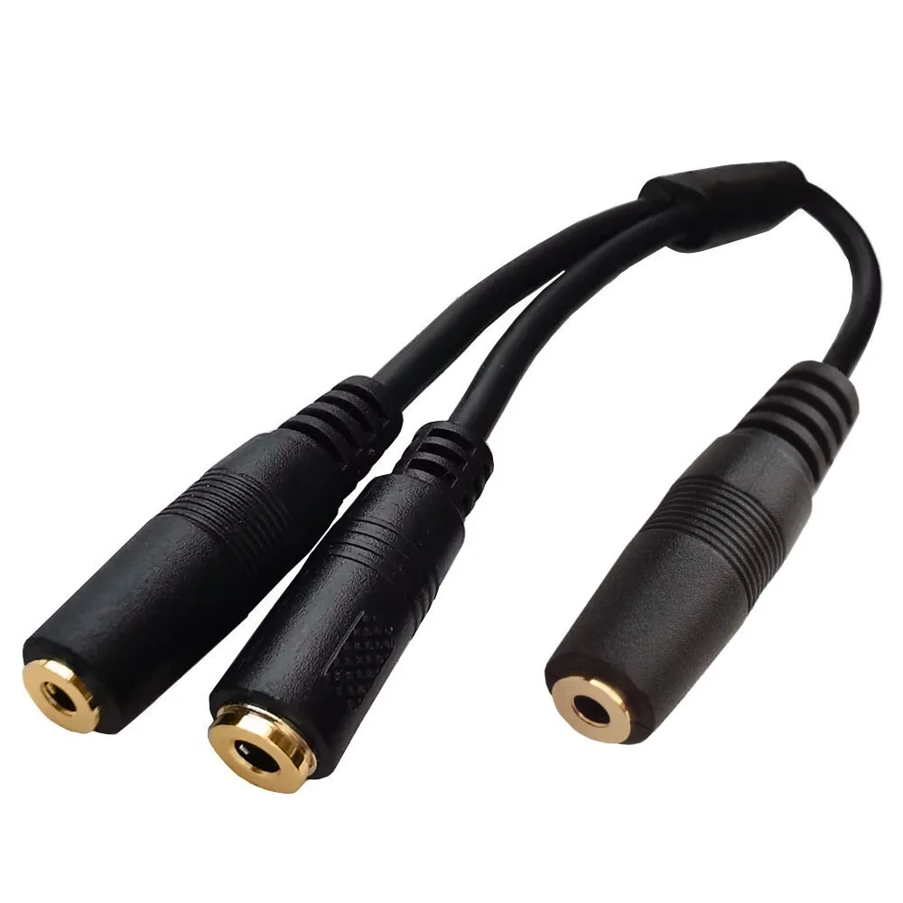 1pc 3.5mm 3 Pole Female Jack to 2.5mm Female & 3.5mm Female TRS Y Splitter Audio Jack Adapter Cable Cord
1pc 3.5mm 3 Pole Female Jack to 2.5mm Female & 3.5mm Female TRS Y Splitter Audio Jack Adapter Cable Cord