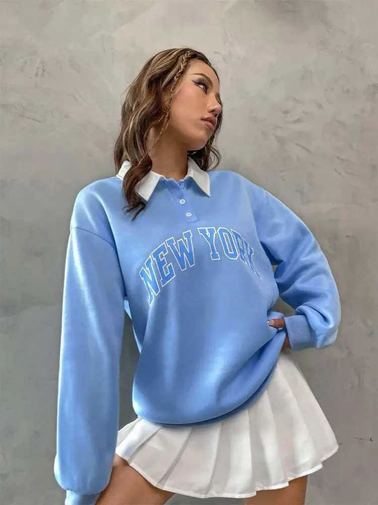 LIFENKA New Women's Hoodie Spring Winter Streetwear Fashion Print Long Sleeves Turn-Down Collar Lady Hoodie Casual Slim Clothing
LIFENKA New Women's Hoodie Spring Winter Streetwear Fashion Print Long Sleeves Turn-Down Collar Lady Hoodie Casual Slim Clothing