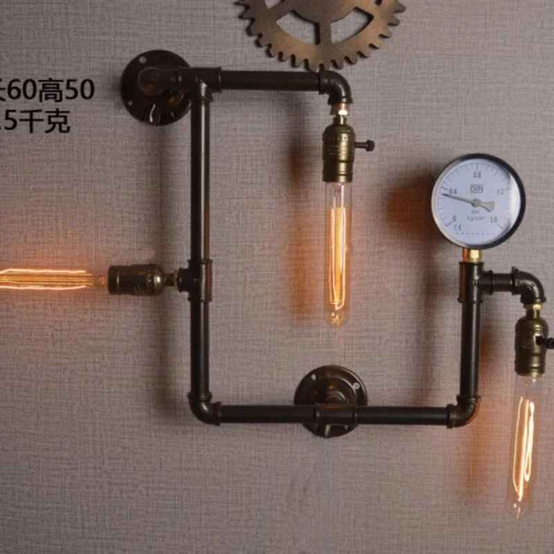 3 Head Loft Industrial Wall Lamp Antique E27 Edison Bulbs Vintage Water Pipe Light for Living Room Home Lighting Lights
3 Head Loft Industrial Wall Lamp Antique E27 Edison Bulbs Vintage Water Pipe Light for Living Room Home Lighting Lights