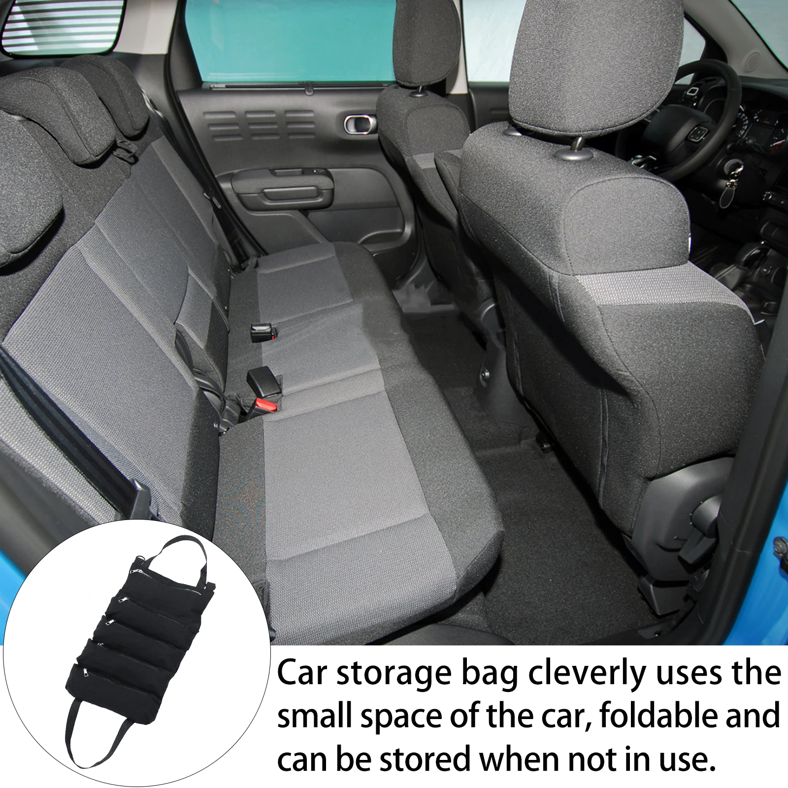 1pc Car Seat Storage Bag Hanging Organizer Durable Practical Space Saver Tidy Wallet Phone Sunglasses Tickets Car Organizers
1pc Car Seat Storage Bag Hanging Organizer Durable Practical Space Saver Tidy Wallet Phone Sunglasses Tickets Car Organizers