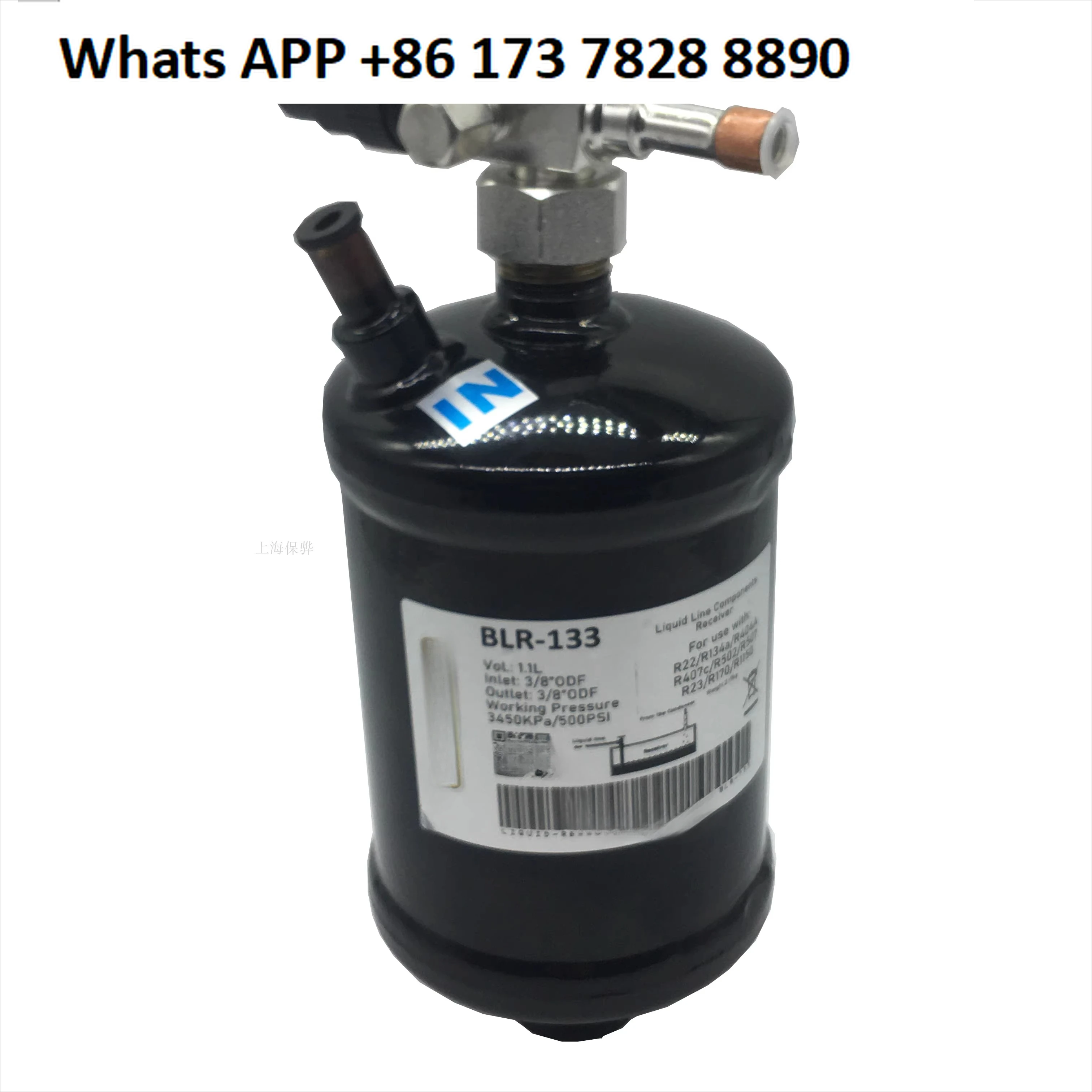 1L refrigerant reservoir matches 0.5~ 1.5HP medium and low temperature freezing and refrigeration equipment, such as slicing 
1L refrigerant reservoir matches 0.5~ 1.5HP medium and low temperature freezing and refrigeration equipment, such as slicing