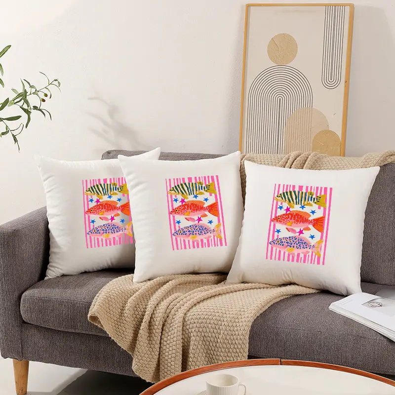 Maximalist Tropical Fish Trio Fish Lover Gift Printed Pillow Case Sofa Car Office Room Decoration Protector 100% Cotton Fashion
Maximalist Tropical Fish Trio Fish Lover Gift Printed Pillow Case Sofa Car Office Room Decoration Protector 100% Cotton Fashion