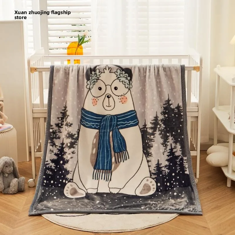 Thickened Double Layer Children's Cartoon Cloud Blanket Warm Nursery Carriage Small Nap Blanket Home Dormitory Blanket
Thickened Double Layer Children's Cartoon Cloud Blanket Warm Nursery Carriage Small Nap Blanket Home Dormitory Blanket