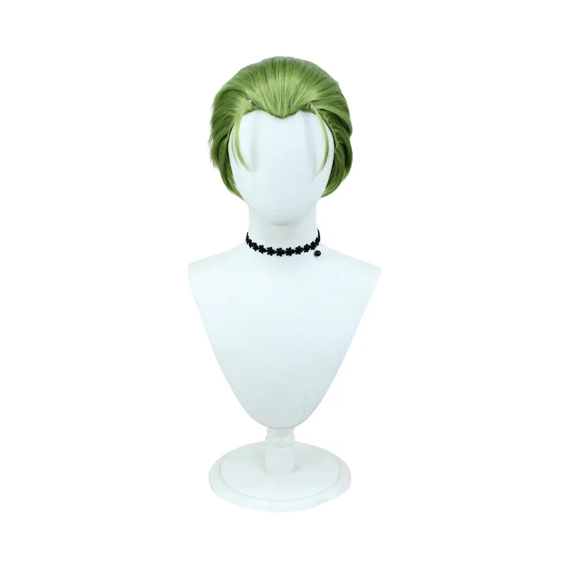 Anime Haita Cosplay Wig Green Slicked back Hairstyle Heat resistant Synthetic Fiber Wig With Rose Net Anime Party Cosplay Wig
Anime Haita Cosplay Wig Green Slicked back Hairstyle Heat resistant Synthetic Fiber Wig With Rose Net Anime Party Cosplay Wig