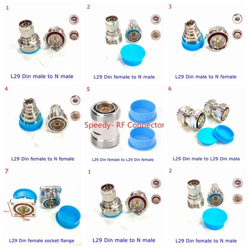 Разъем DIN 7/16 L29 7/16 L29 DIN на L16 N Тип папа мама 4 Отверстия Фланец водонепроницаемый коаксиальный адаптер RF высокое качество латунь медь
Разъем DIN 7/16 L29 7/16 L29 DIN на L16 N Тип папа мама 4 Отверстия Фланец водонепроницаемый коаксиальный адаптер RF высокое качество латунь медь