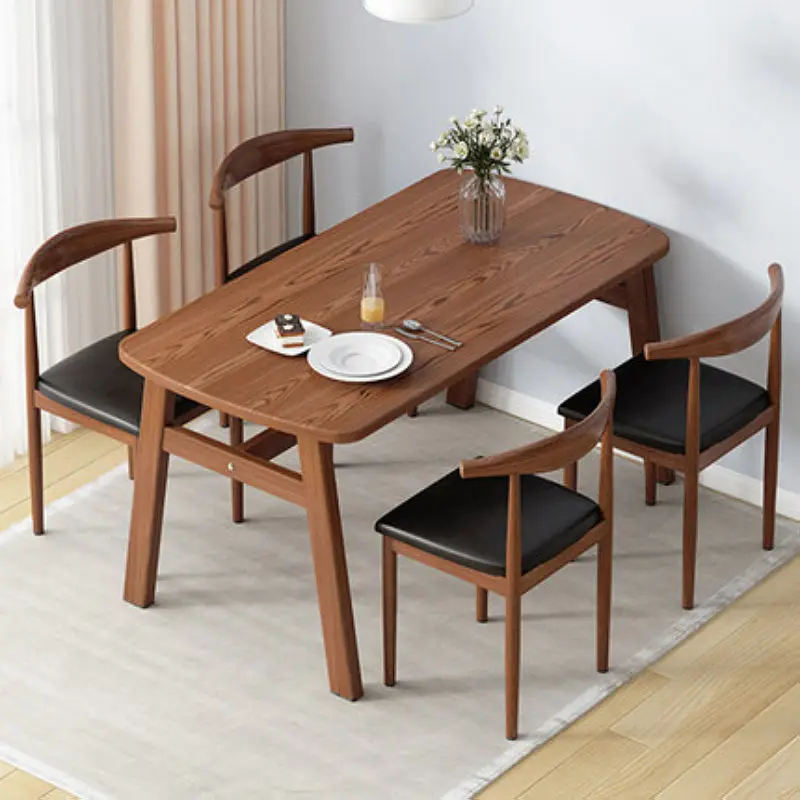 Modern Minimalist Small Apartment Dining Table Set 4 Chairs Rectangular Extendable Foldable Space Saving Kitchen Table Furniture
Modern Minimalist Small Apartment Dining Table Set 4 Chairs Rectangular Extendable Foldable Space Saving Kitchen Table Furniture