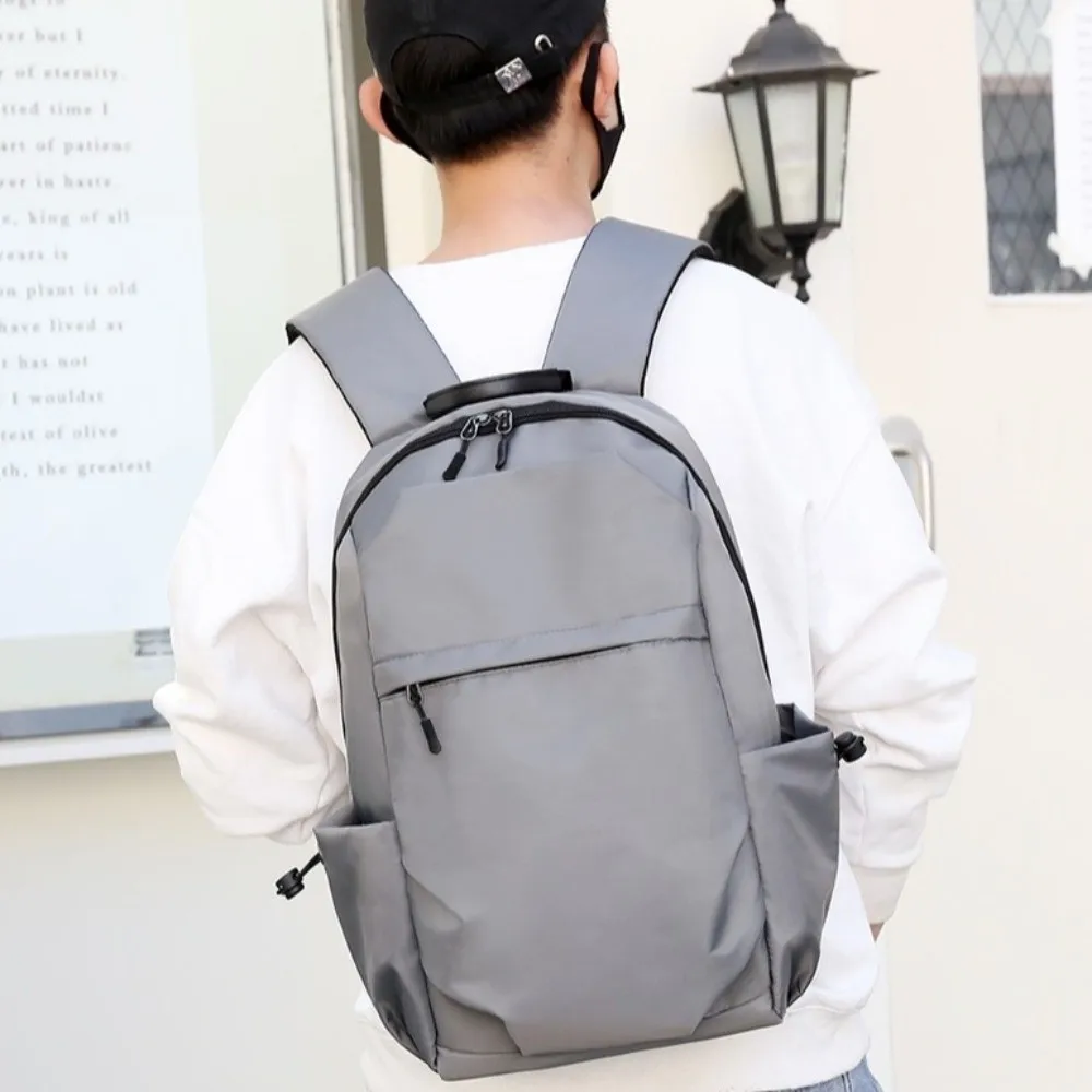 Сплошной цвет мужской рюкзак многофункциональный студенческий школьный рюкзак большой вместимости водонепроницаемый легкий рюкзак из ткани Оксфорд
Сплошной цвет мужской рюкзак многофункциональный студенческий школьный рюкзак большой вместимости водонепроницаемый легкий рюкзак из ткани Оксфорд